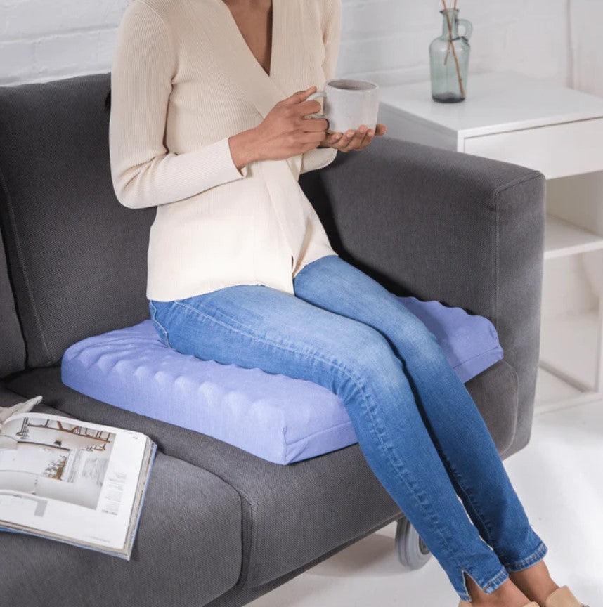 Inflatable seat cushion.