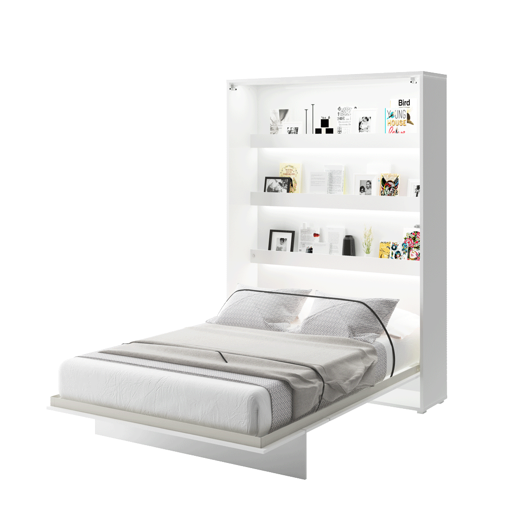 Modern wall bed design featuring the CP-10 Over Bed Unit for horizontal wall bed concept, perfect for small spaces.