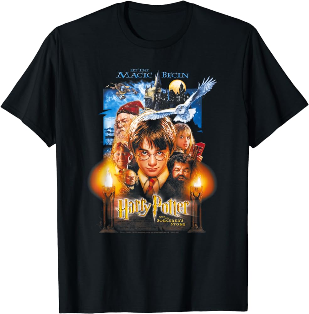 Black Harry Potter t-shirt.