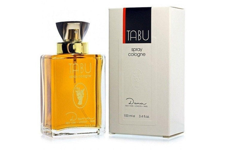 Dana Tabu Eau de Cologne 100ml Spray - Sensual Premium Perfume For Her Long Lasting Classic Scent