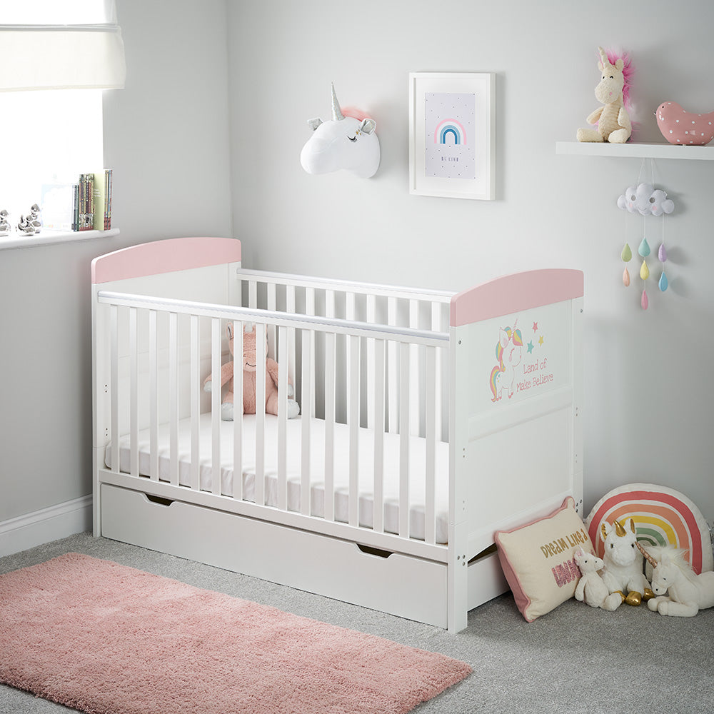 Grace Inspire Cot Bed - Unicorn for Toddlers and Infants - Beds