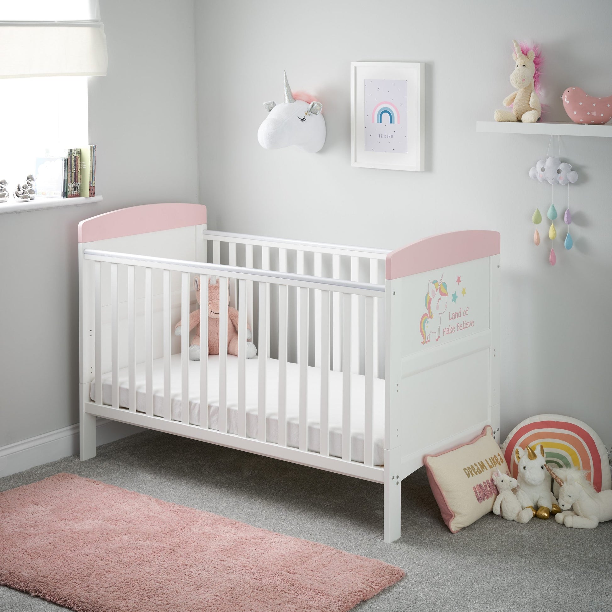 Grace Inspire Cot Bed - Unicorn for Toddlers and Infants - Beds