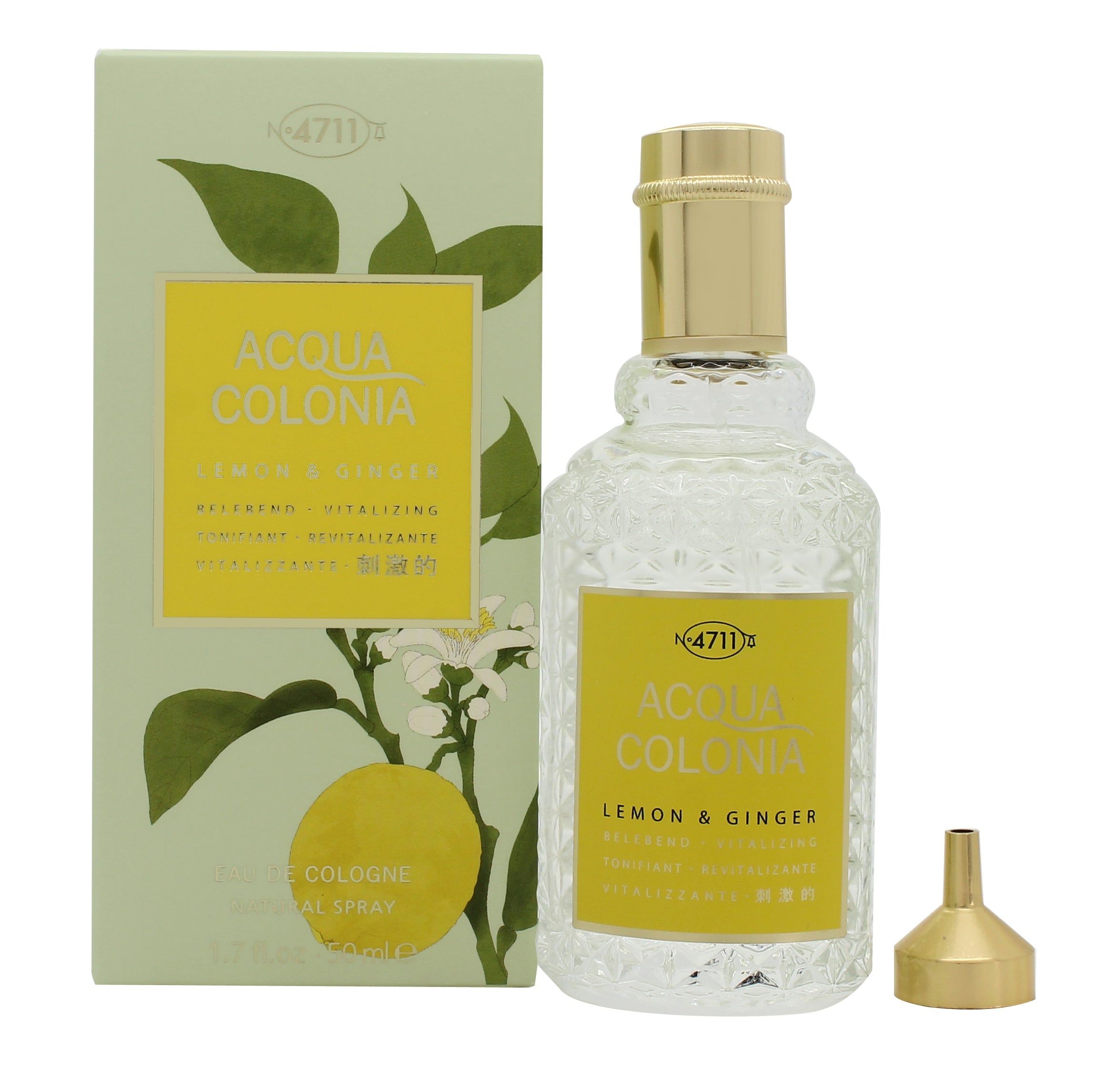 Mäurer & Wirtz 4711 Acqua Colonia Lemon Ginger Eau de Cologne 50ml Spray