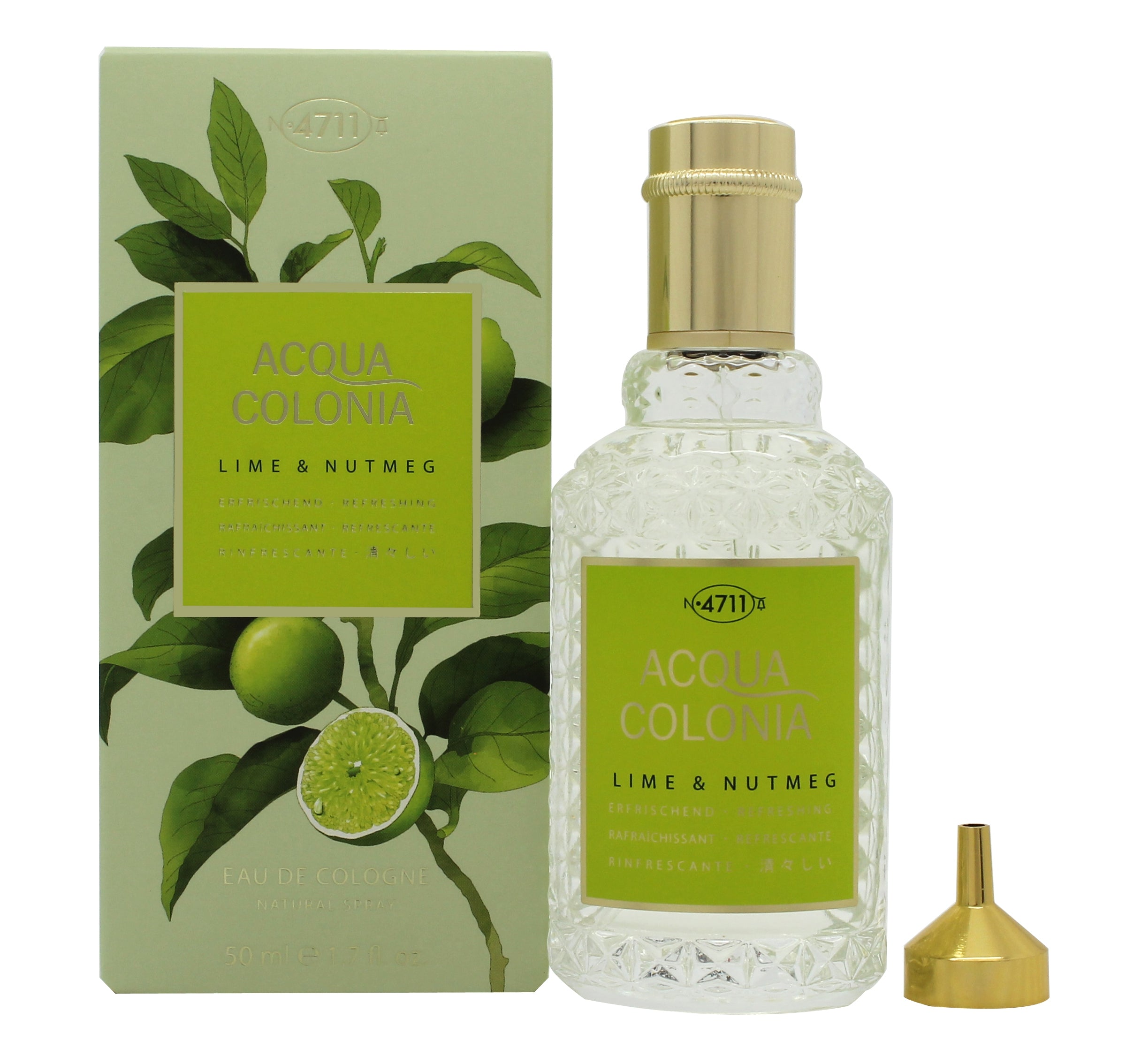 Mäurer & Wirtz 4711 Acqua Colonia Lime Nutmeg Eau de Cologne 50ml Spray