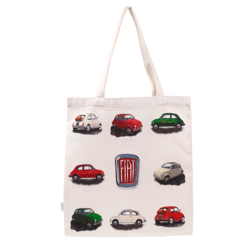 Handy Shopping Bag - Fiat 500 Repeat