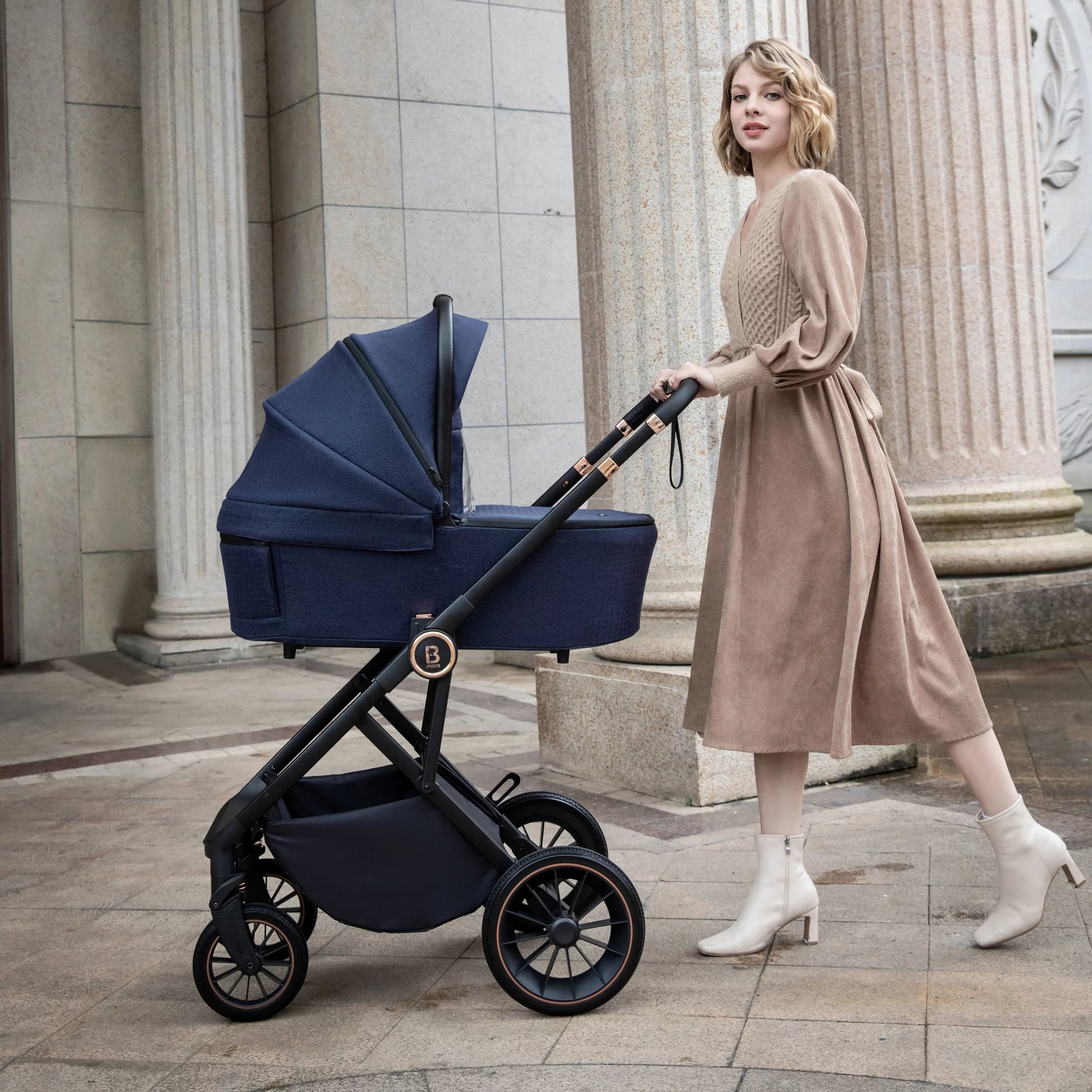Chia Travel System Coco Car Seat with Carrycot and Accessories - Pushchair