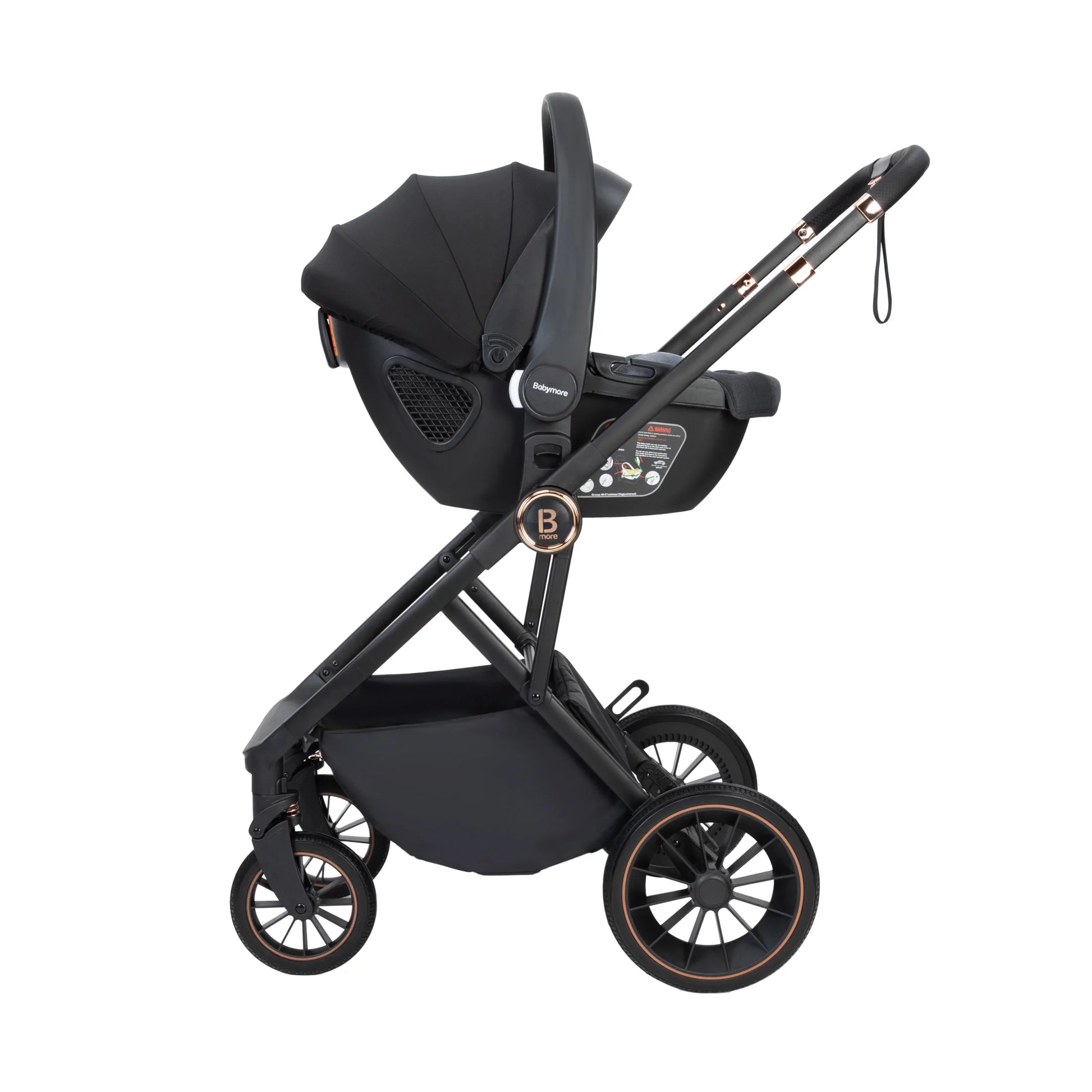 Chia Travel System Coco Car Seat with Carrycot and Accessories - Pushchair