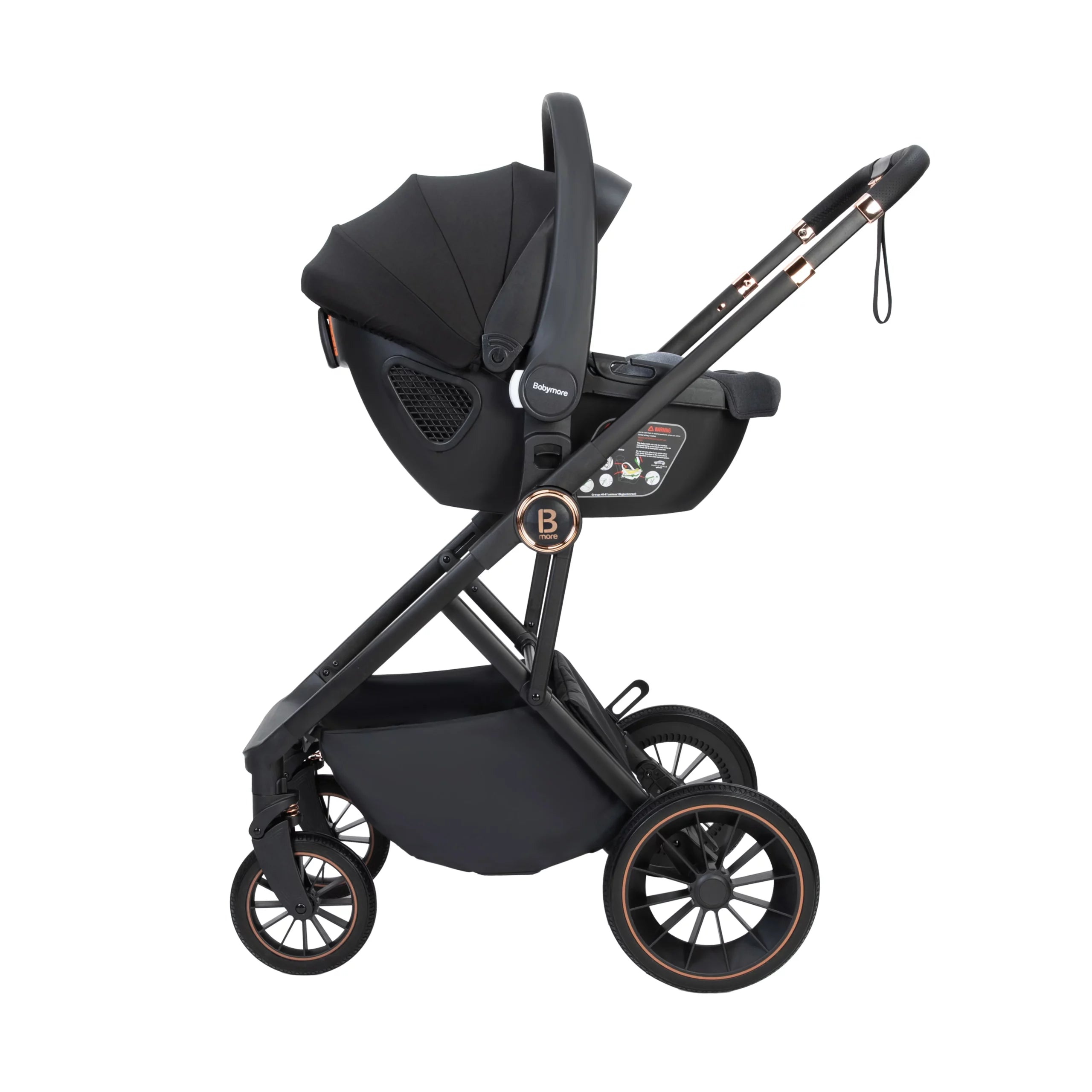 Chia Travel System Coco Car Seat with Carrycot and Accessories - Pushchair