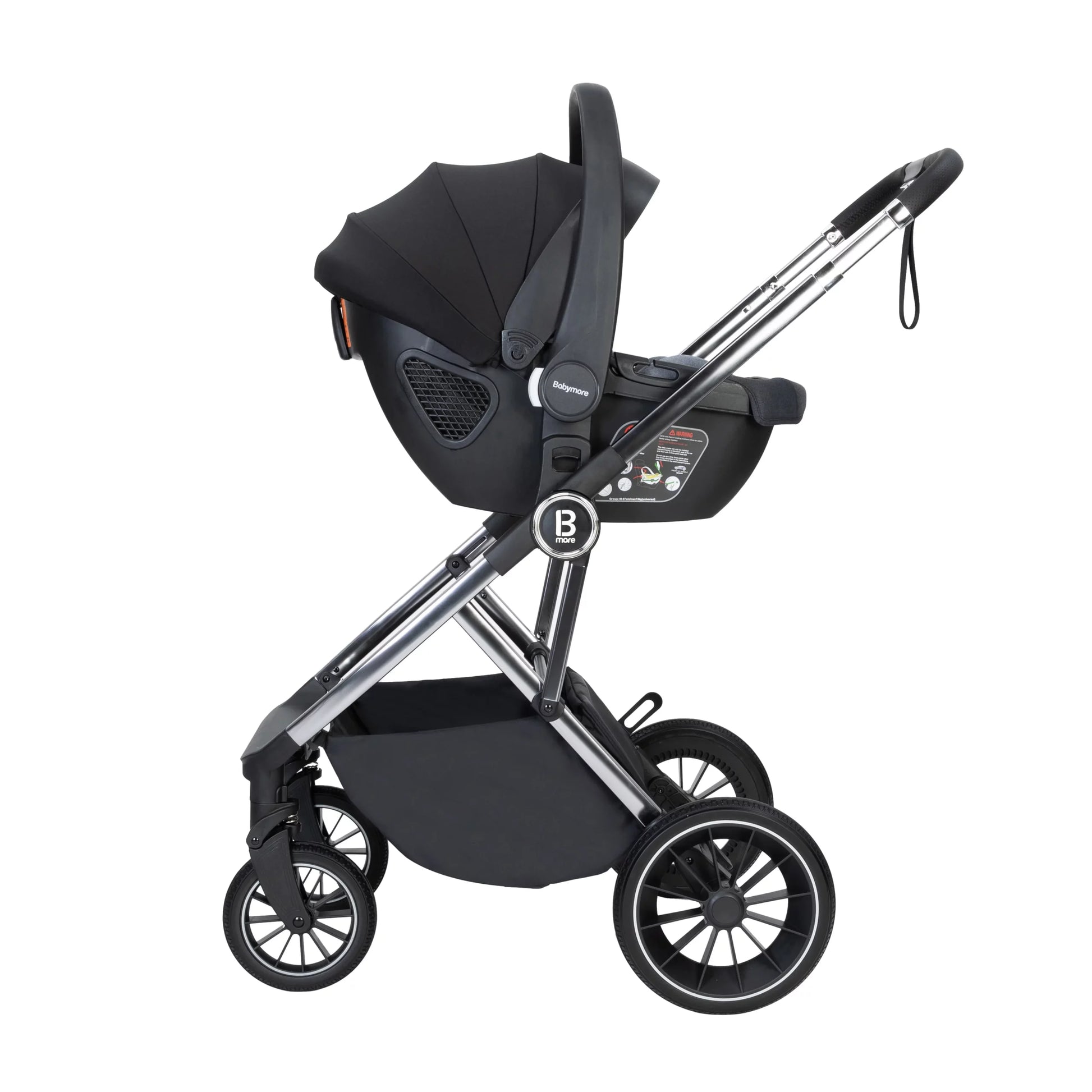 Chia Travel System Coco Car Seat with Carrycot and Accessories - Pushchair