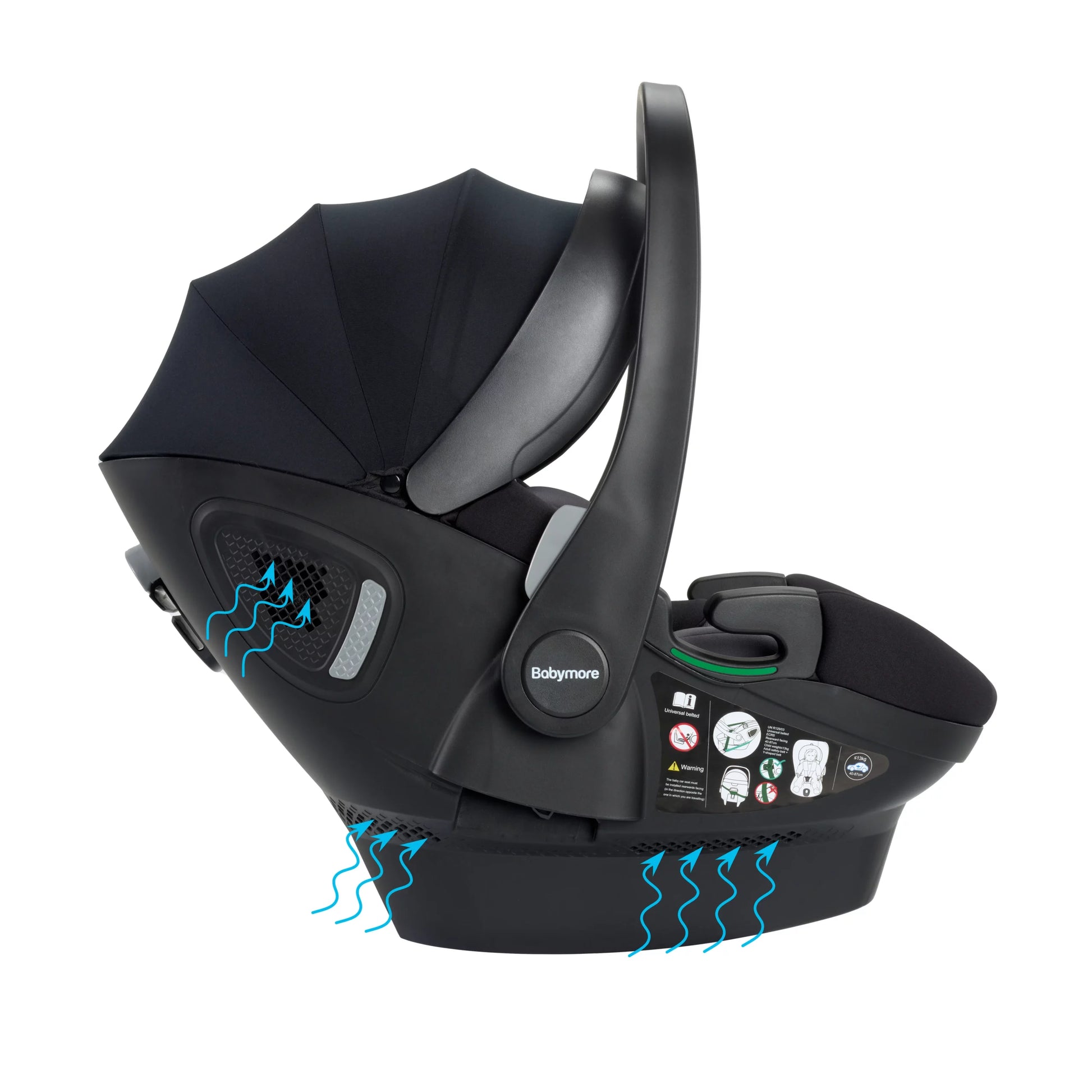 Chia Travel System Pecan Car Seat - Stylish Baby Bundle - Pushchair