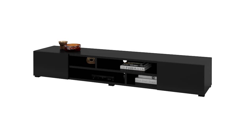 Coby 40 TV Cabinet 209cm - Black / Living Room