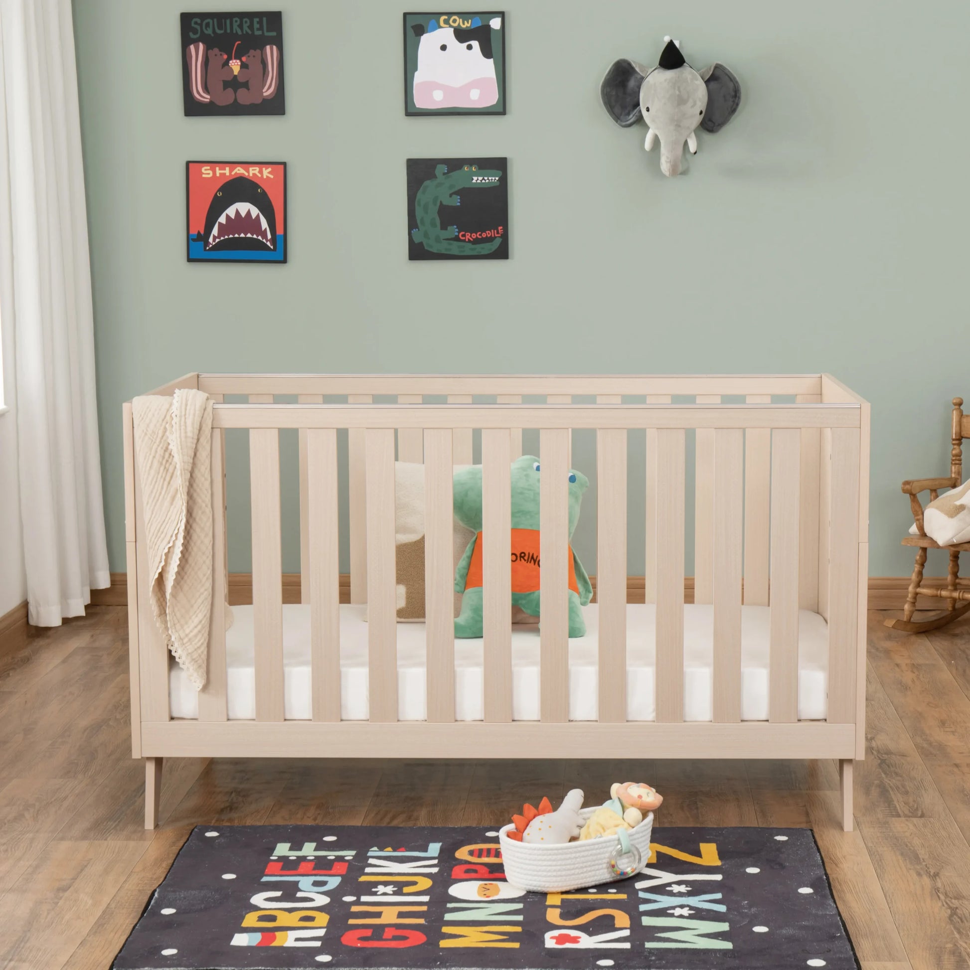 Dante Cot Bed - Stylish and Safe Nursery Solution