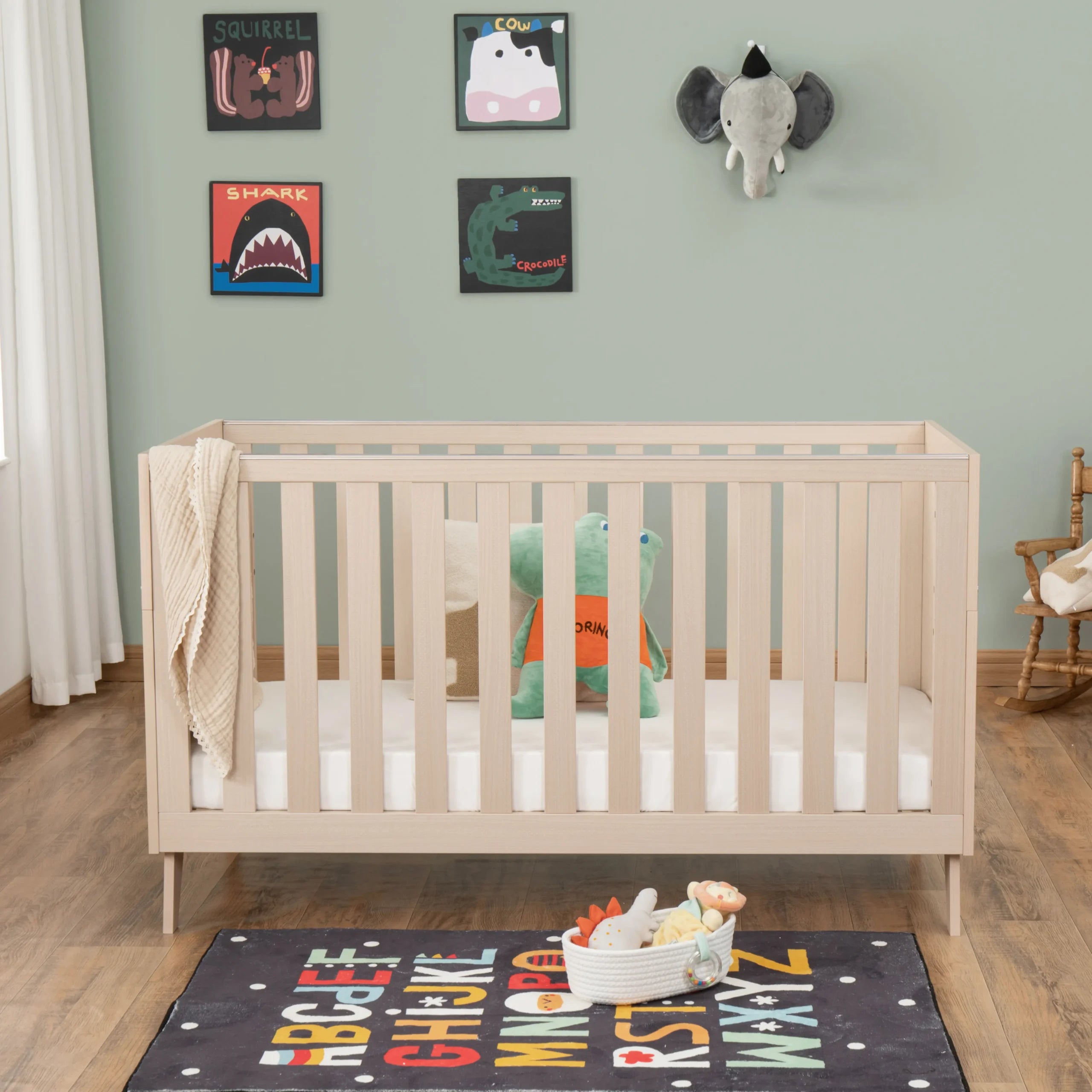 Dante Cot Bed - Stylish and Safe Nursery Solution