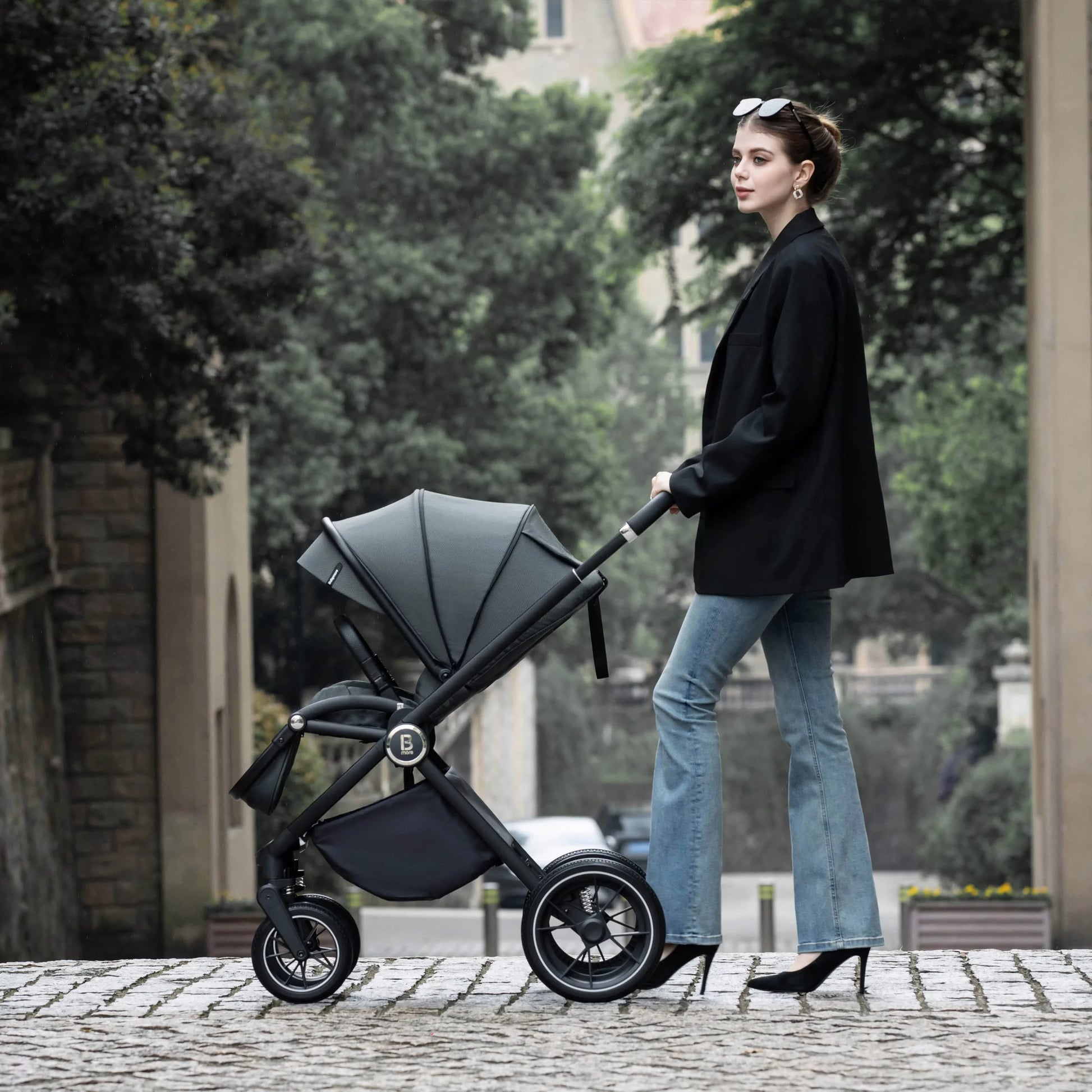 Kai Pram Pushchair Travel System with Carrycot and Car Seat