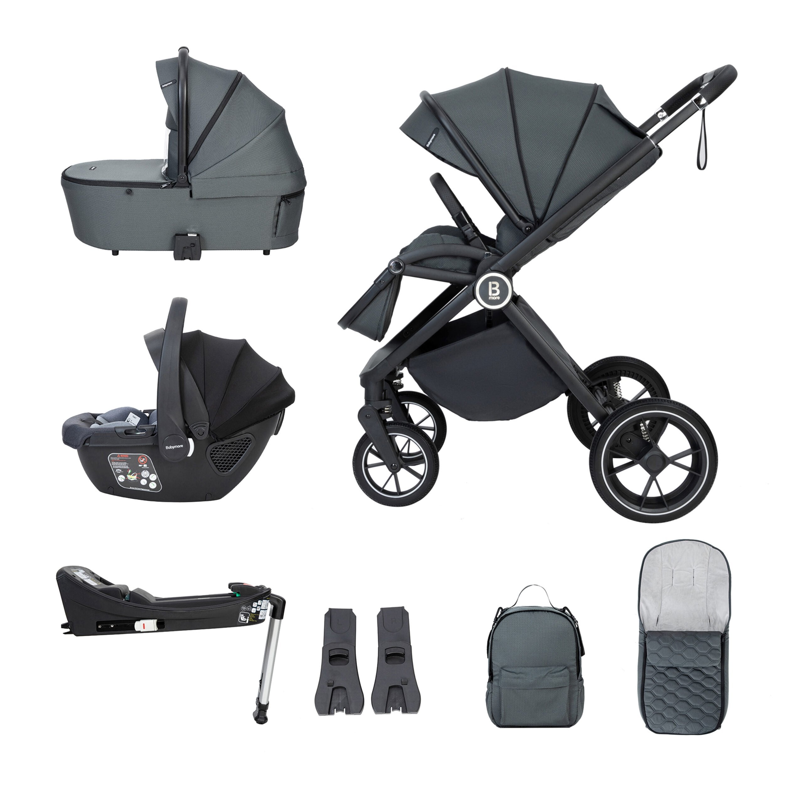 Kai Travel System Coco with Base for Modern Parents - Pushchair