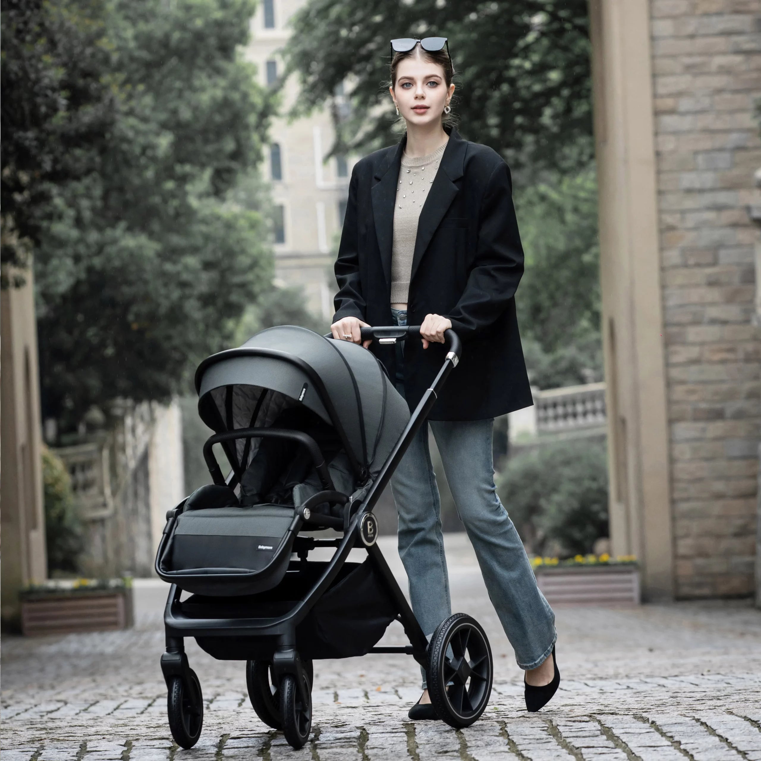 Kai Travel System Pecan Car Seat for Modern Parents - Pushchair