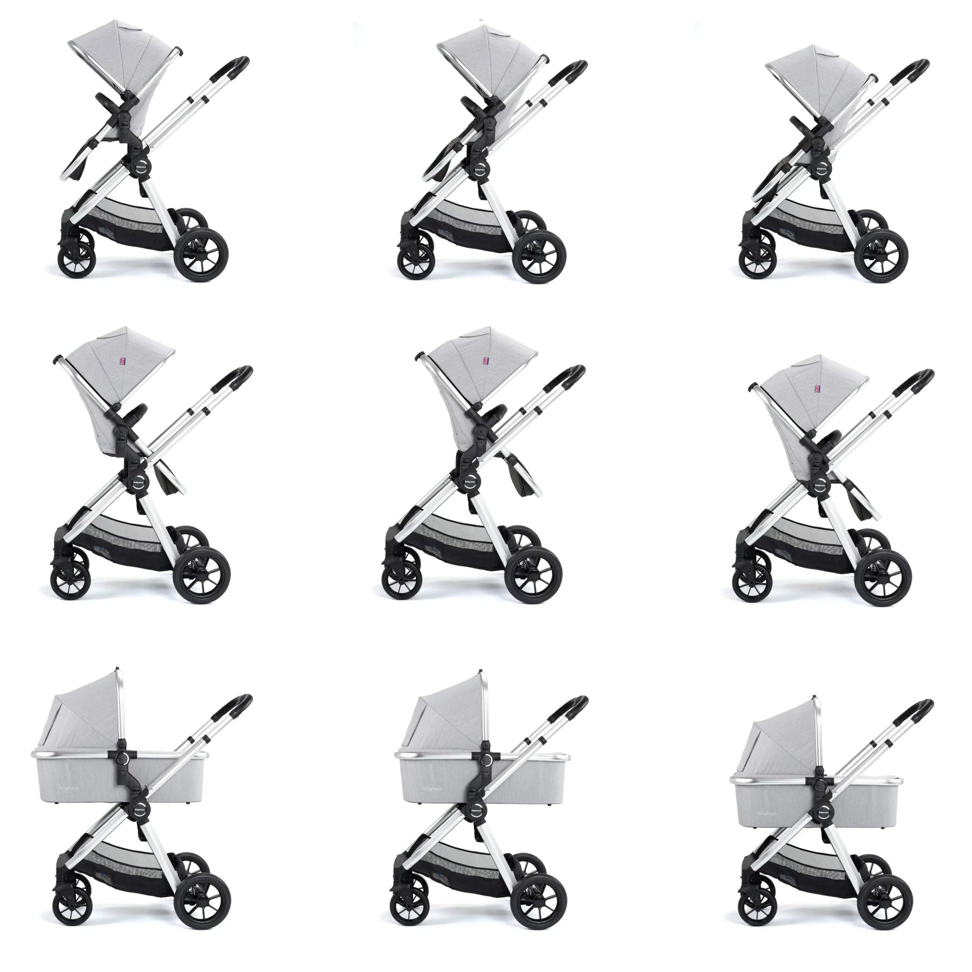 Memore V2 Travel System Pecan Car Seat Bundle for Babies - Pushchair