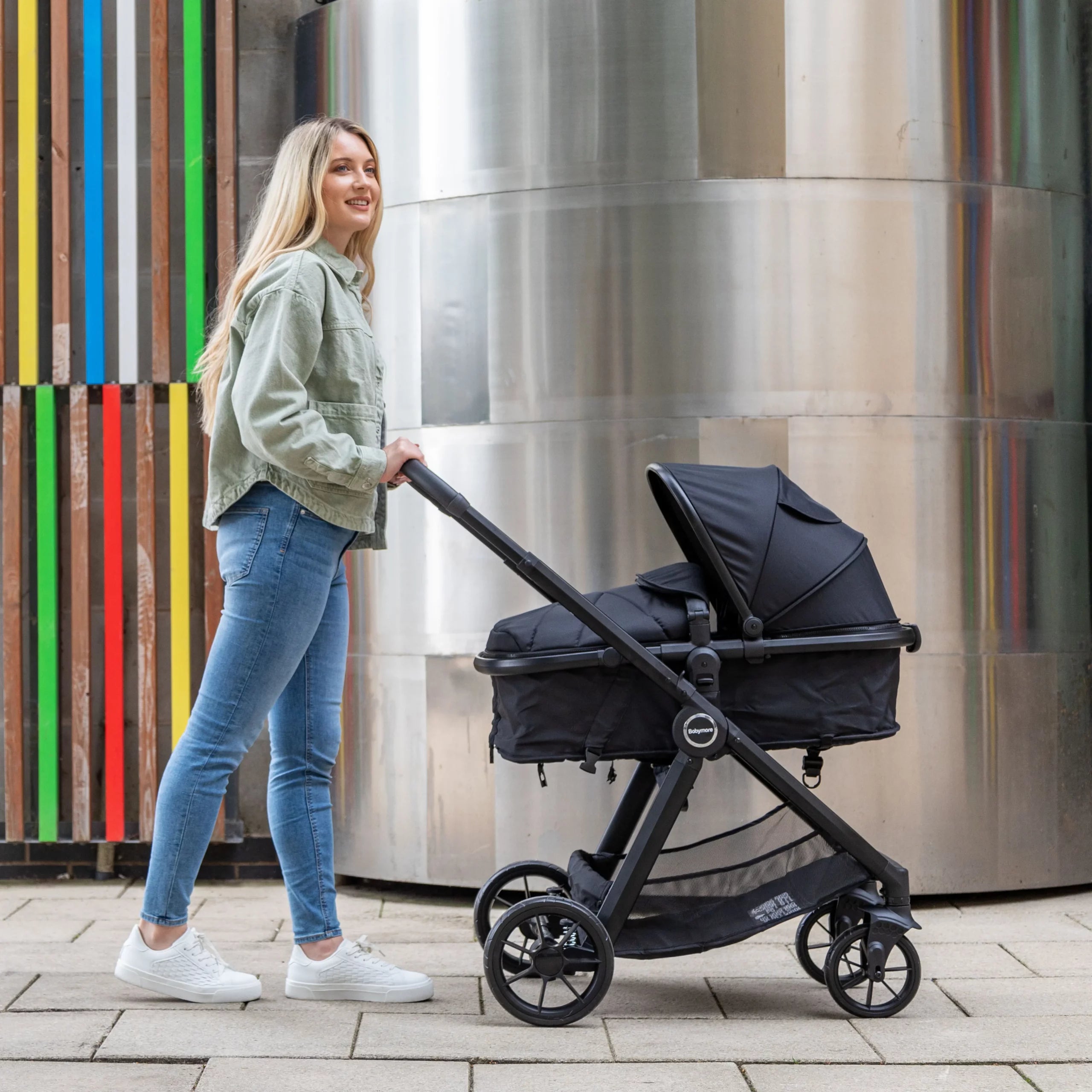 Mimi Travel System Coco i-Size Car Seat for Infants - Pushchair