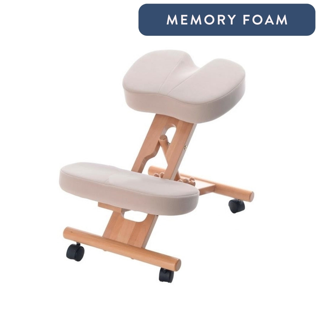 Cloud Comfort Coccyx-Cradling Kneeling Chair with Luxurious Memory Foam - Chairs