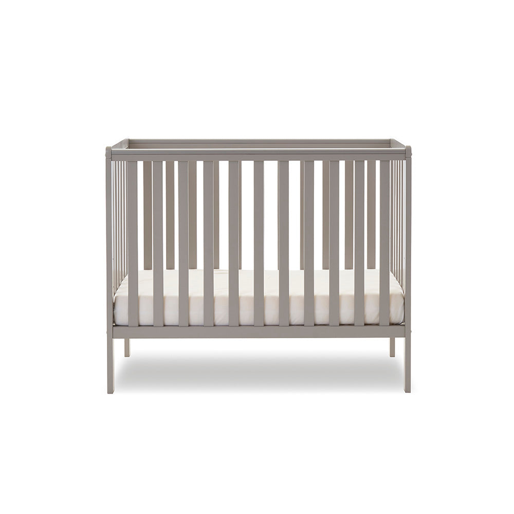 Bantam Space Saver Cot - Warm Grey for Infants and Toddlers - kneepillow.co.uk