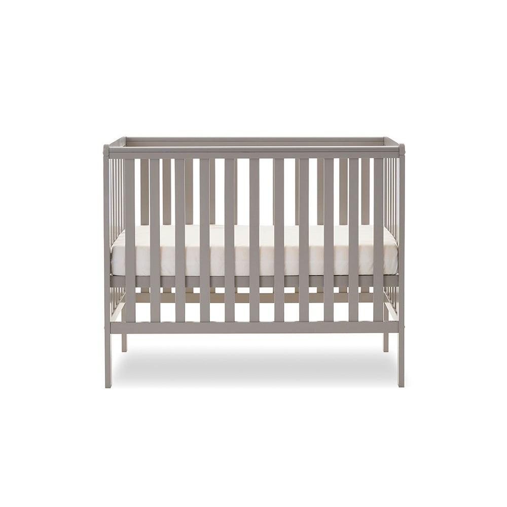 Bantam Space Saver Cot - Warm Grey for Infants and Toddlers - kneepillow.co.uk