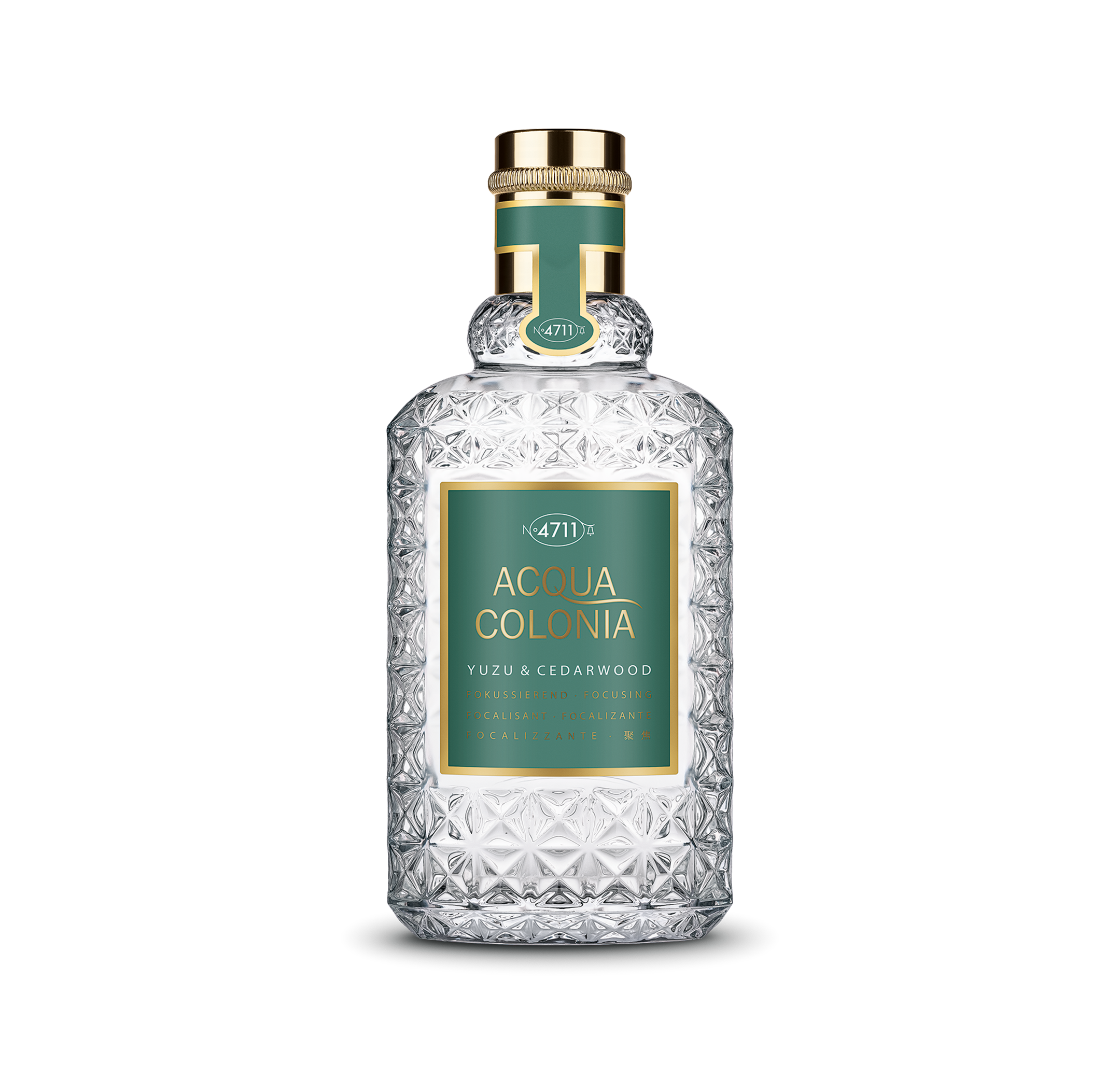 Mäurer & Wirtz 4711 Acqua Colonia Yuzu Cedarwood Eau de Cologne 100ml Spray - Unisex Fragrance with Exotic Citrus Scent