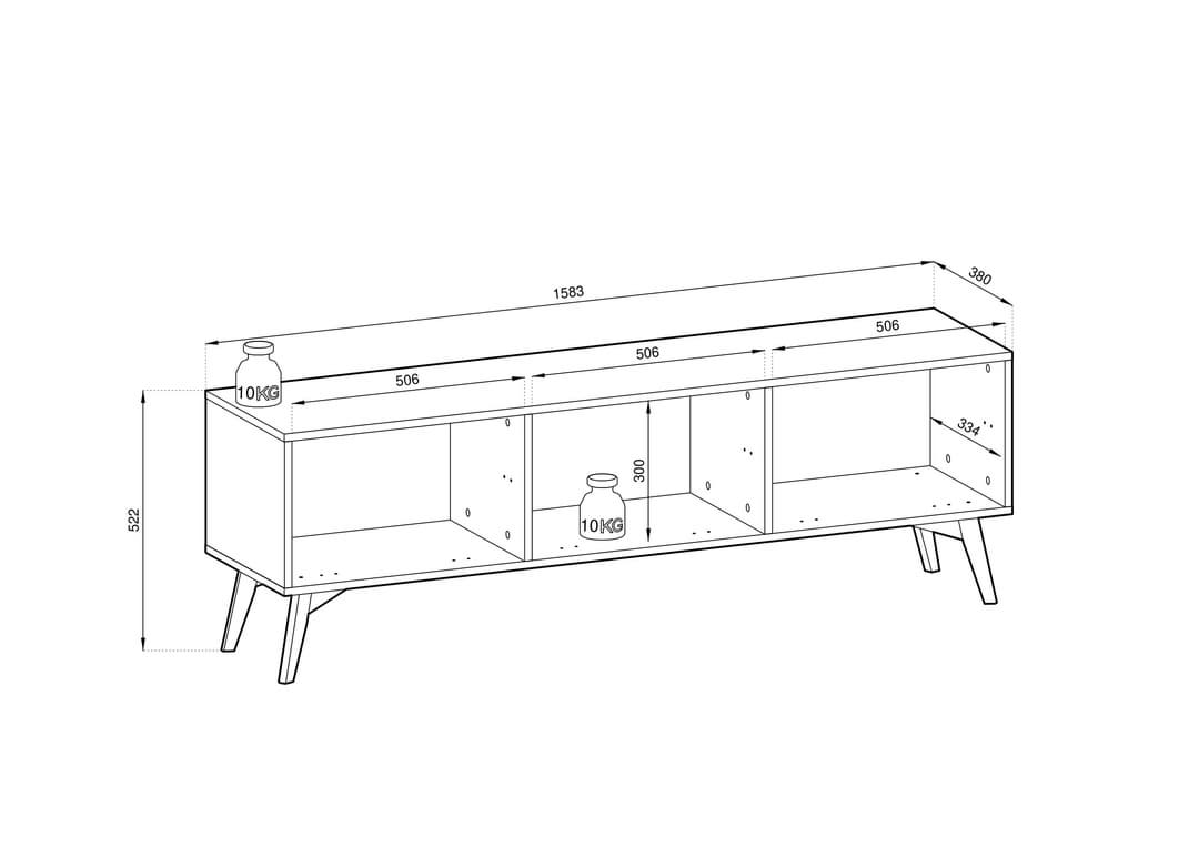 Forest TV Cabinet 158cm - Living Room