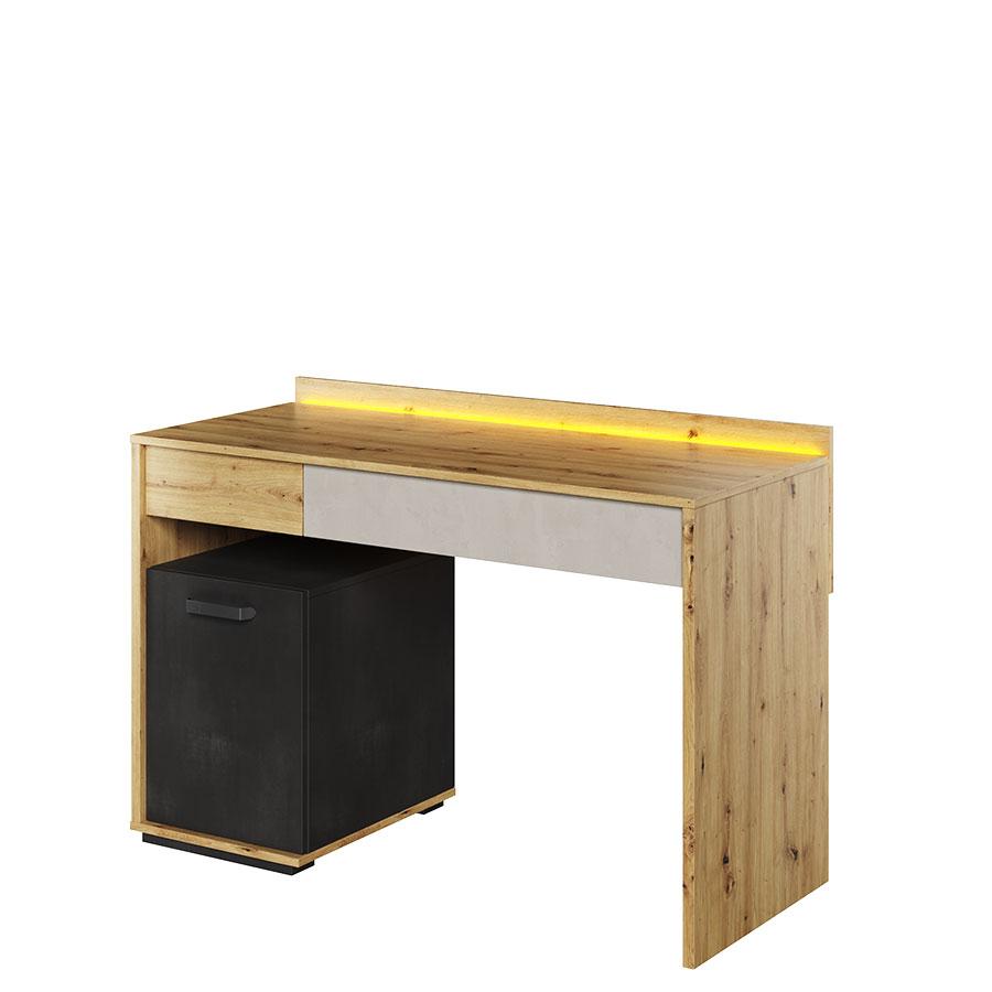 Qubic 08 Desk With LED - £187.2 - Kids Computer Desk 